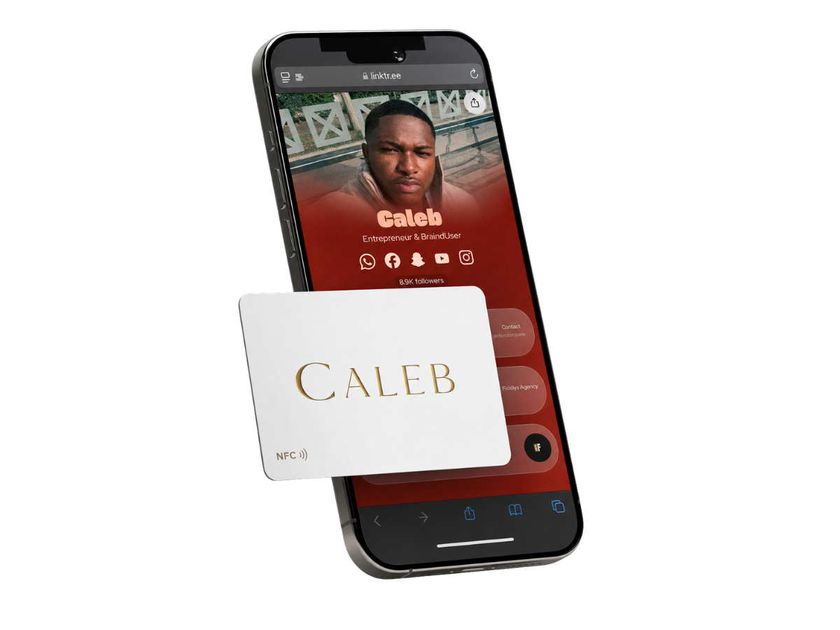 Carte NFC connectée, un tap suffit
