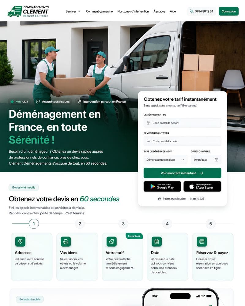 Site livraison
