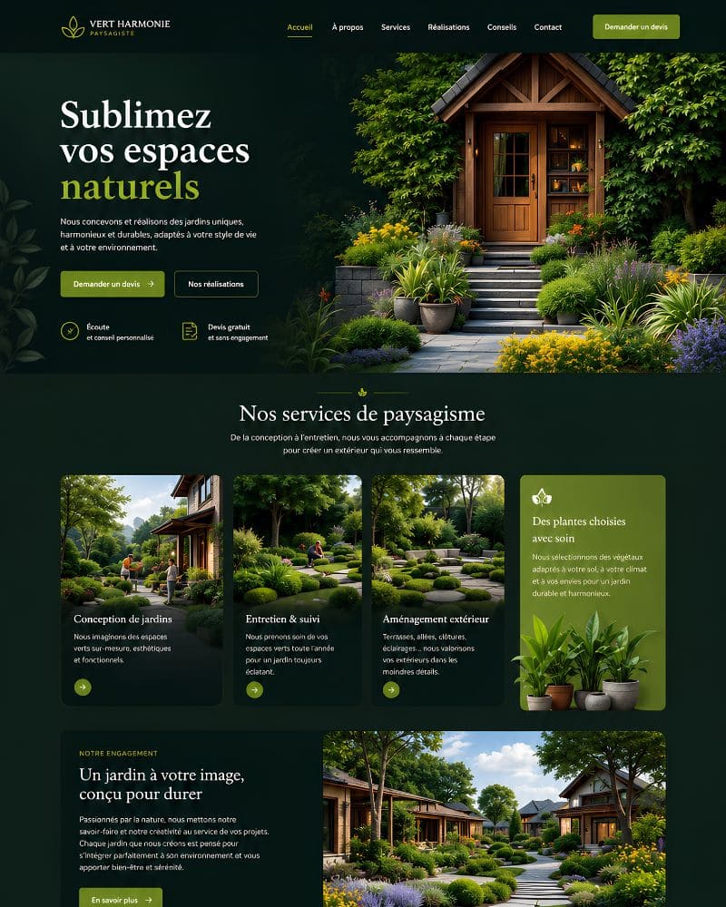 Site paysagiste