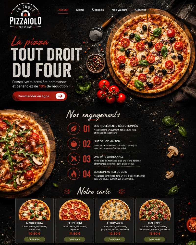Site pizzeria
