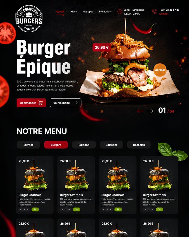 Site restaurant